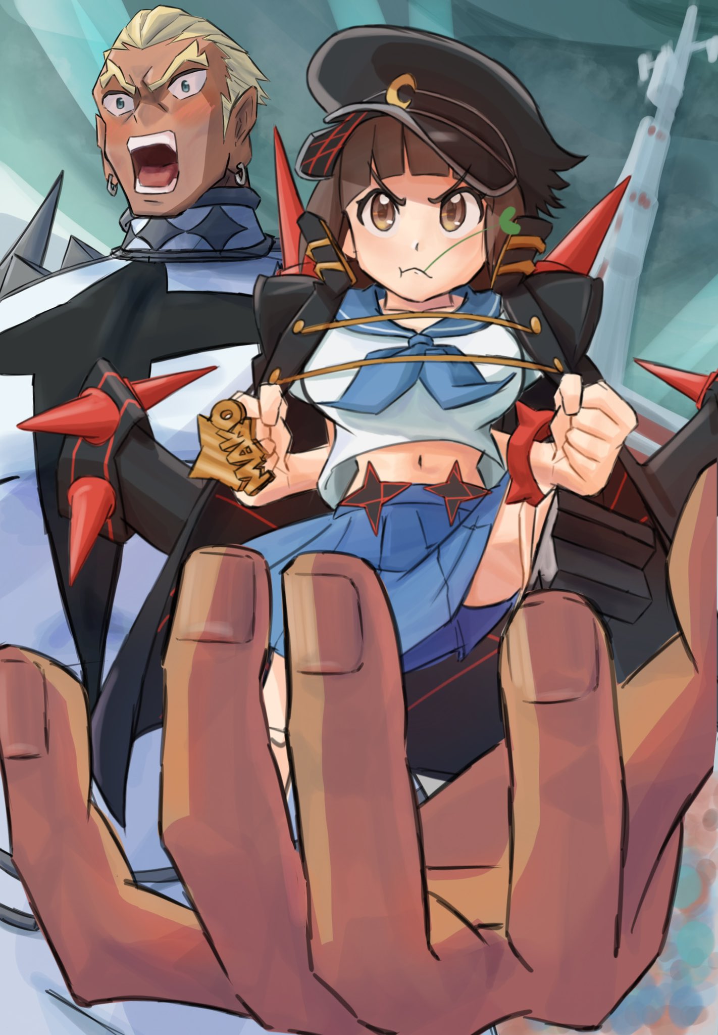 ナカカズ V Twitter 満艦飾マコ 蒲郡苛 キルラキル T Co Xcoio1lg Twitter