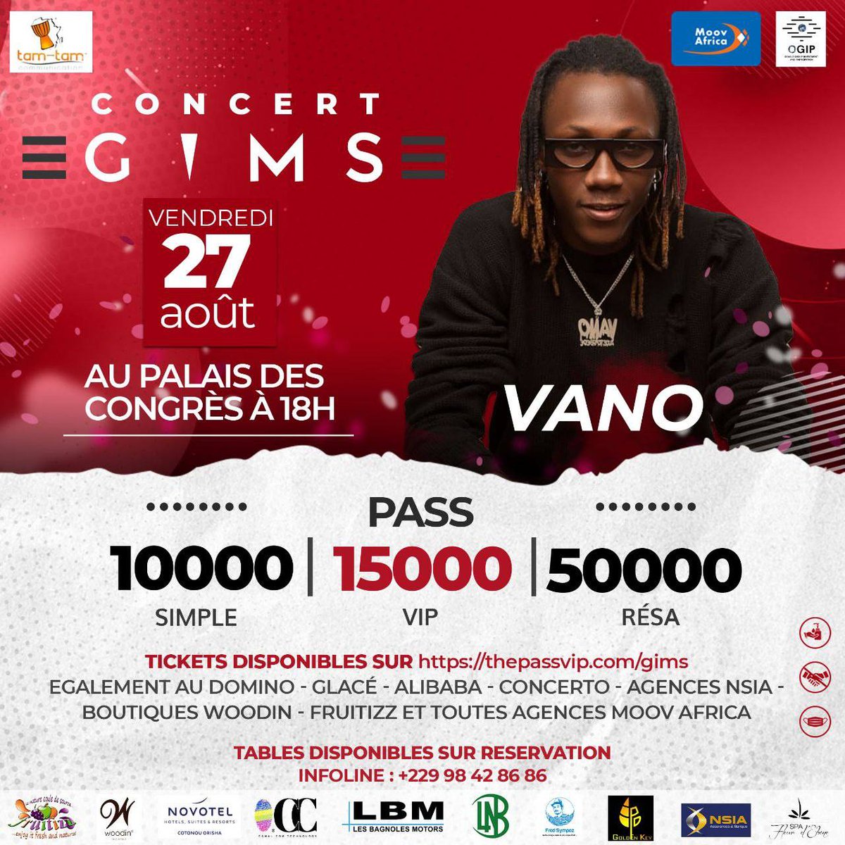 Aka toun Mahou a ? 😂😂

Venez charger vos batteries émotionnelles avec le chef de la gang, le Azétor gbèdé <a href="/OfficielVano/">Vano Baby</a> , ce 27 Août au palais des congrès pour le big show de @gims 🥳🥳🥳

📱 : 98428686

#UnMondeNouveauVousAppelle
#GimsFan #GimAuBenin