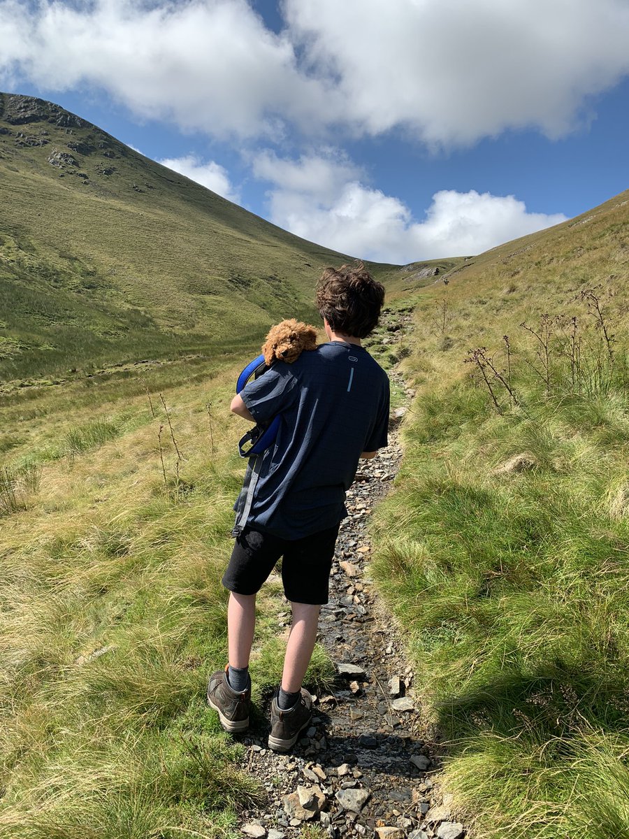 We got engaged on the top of Blencathra 16 years ago. It’s taken a while but we finally made it up to the top with the tribe.. 7 hours in strong winds - not bad for little feet!