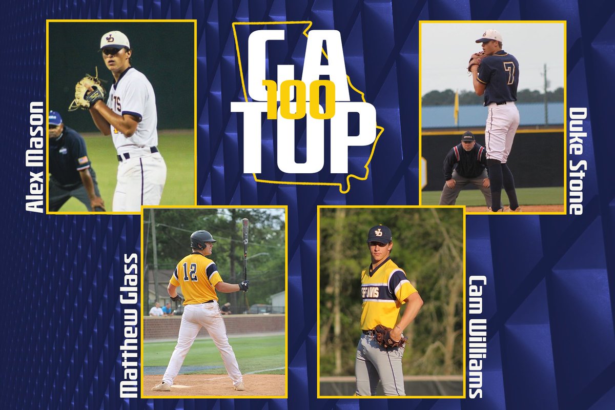 Proud of our GA Top 100 guys. 
‘22 C/1B <a href="/MGlass04/">Matthew Glass</a> 
‘22 RHP/1B <a href="/cam_williams17/">Cameron Williams</a> 
‘24 RHP/CI <a href="/a_mason2024/">Alex Mason</a> 
‘24 RHP/SS <a href="/dukestone_10/">Duke Stone</a> 

These are studs you want on your recruiting board. 
Eligible ✅
Measurables ✅
Championship pedigree ✅
Projectability ✅