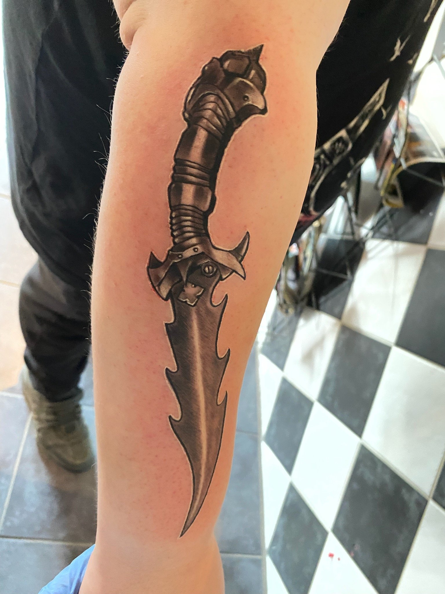 91 Most Attractive Knife or Dagger Tattoos You can Try  Wild Tattoo Art