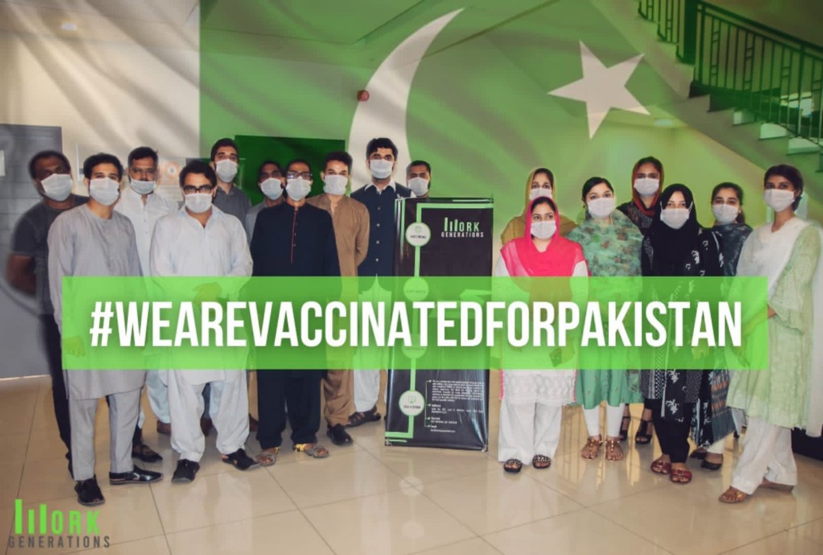 WorkGenerations's tweet photo. Resolution for this Independence Day!

Lets Get Vaccinated and Help Beloved Country To Win Battle against Covid-19!

#independenceday #covid #letsgetvaccinated #14august2021 #getvaccinatedforpakistan #freedom #happiness #PakistanZindabad https://t.co/qA6Km1eBDb