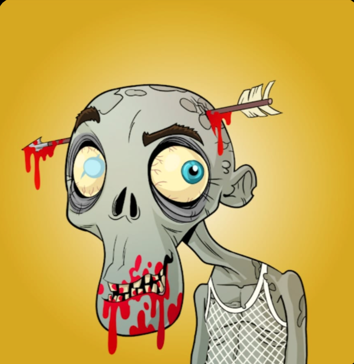 runs2nd's tweet photo. What money do zombies use? Crypt-o-currency.
It's a no-brainer. Come, take a bite and see. @SmartZombieLab #NFTs #nftcollector #SmartZombie @nft__community #NFTdrop https://t.co/4mTrNAx4LD