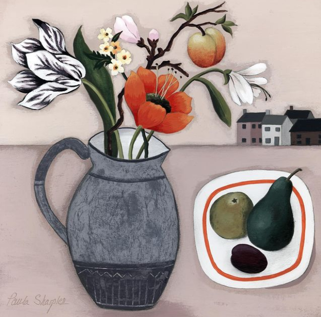 WomensArtForAll's tweet photo. Paula #Sharples #WomensArt •The Apricot Branch• https://t.co/Kerk0U8DYg
