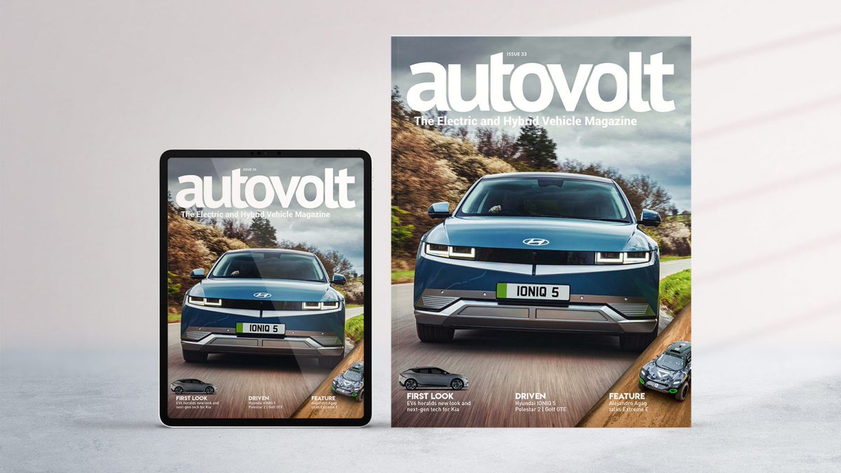 Latest issue is now available, with main features about <a href="/ExtremeELive/">Extreme H</a> and <a href="/AirspeederHQ/">Airspeeder</a>. <a href="/Hyundai_UK/">Hyundai UK</a> IONIQ 5 as our cover car and star review. Find out more and get reading: autovolt-magazine.com