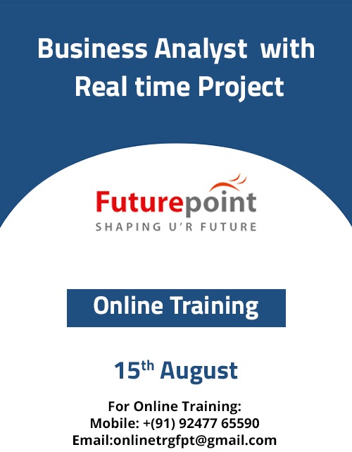 futurepointtech.com/business-analy…      
#business #analyst Project Oriented Online #Training course and #Jobsupport at FuturePoint Hyderabad .
#Ba #bacourse #baclasses #healthcare #banking #agile #businessanalystonlineclasses #scrum #agilescrum #bawithsalesforce #salesforce #BAonlinedemo