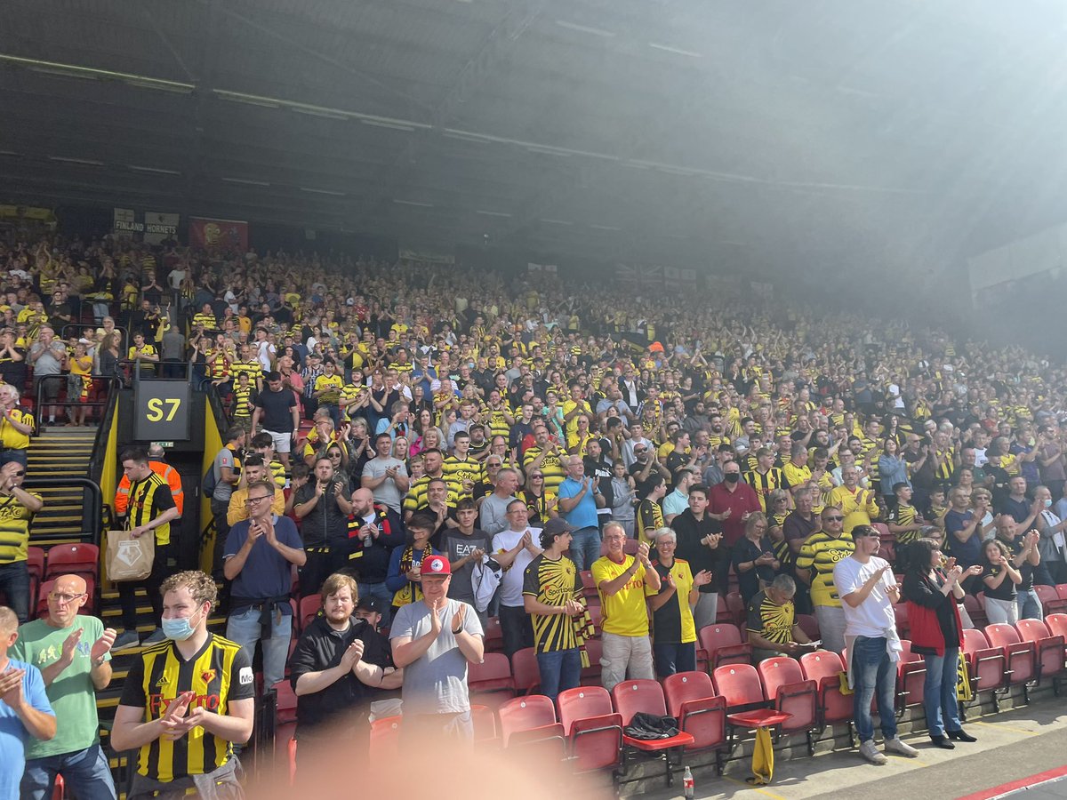 WorswickDavid's tweet photo. @WatfordFC and all of your fans, thank you for an event that we will all remember for ever! Also, special thanks to @WestHertsNHS for inviting me and my @mitie @MitieCommunity team along! Everyone was in awe at the appreciation received! 😁😁😁😁 https://t.co/FZ9GYXtbtW
