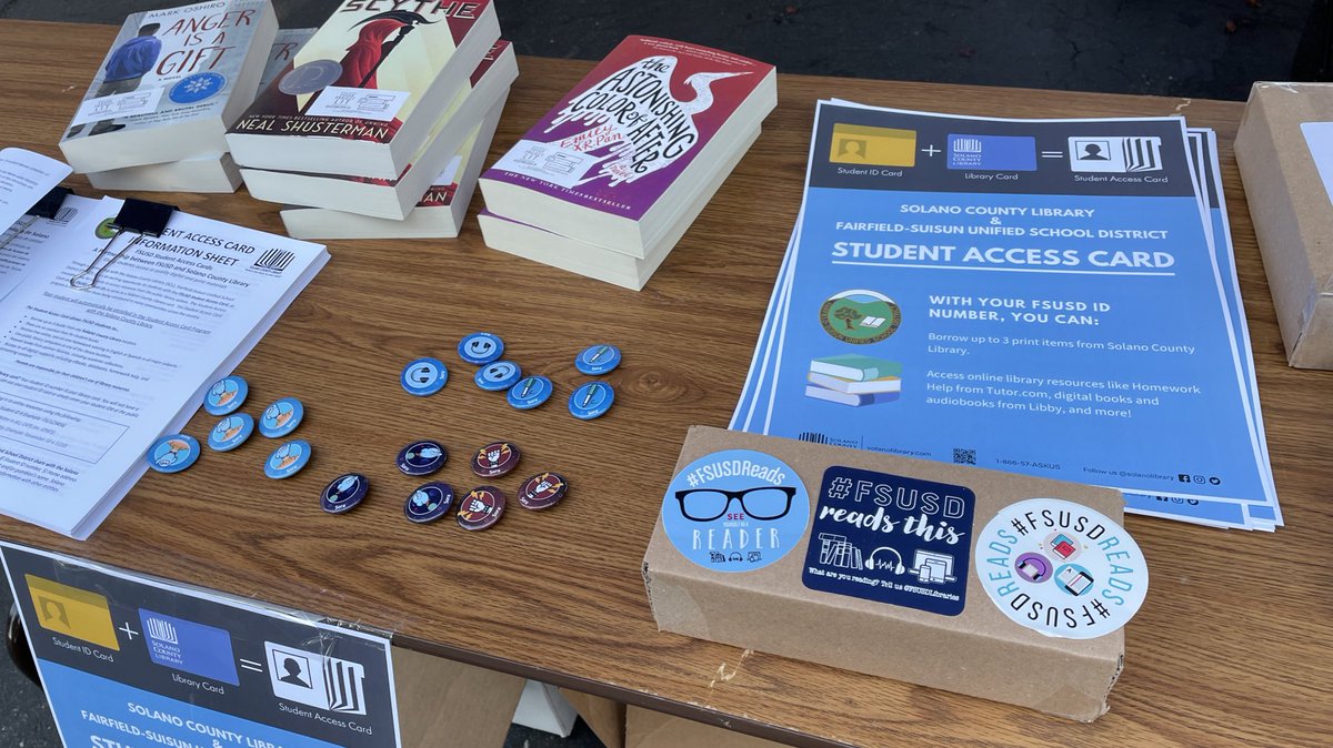 Excited to mee out <a href="/FairfieldSuisun/">Fairfield-Suisun USD</a> families at the #BacktoSchoolResoueceFair #B2S