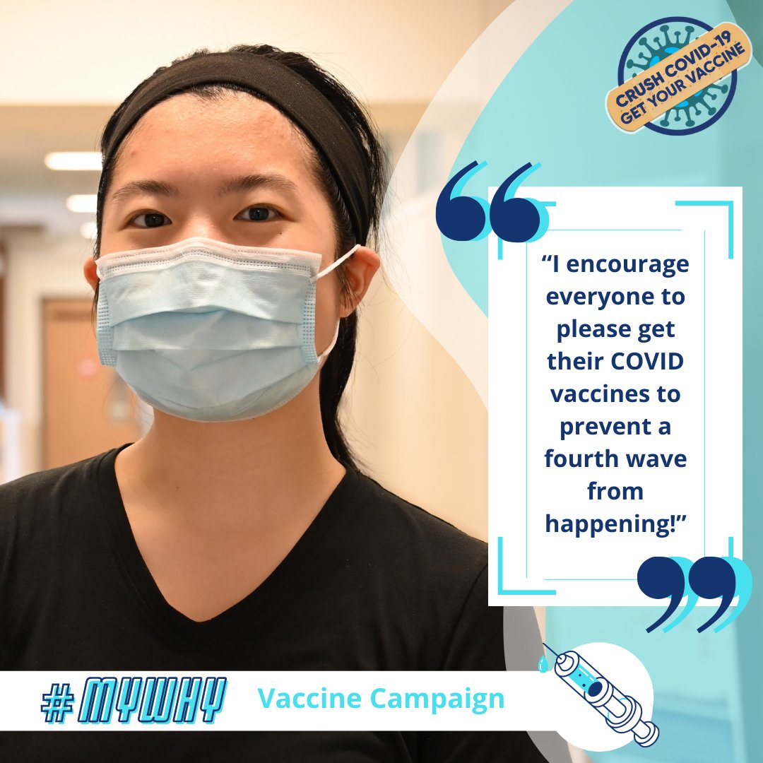 HRHealth_'s tweet photo. Ginny Park is a vaccinated #StudentNurseExtern in the #MedicineUnit. She received her vaccine to protect herself, her friends, her family & to prevent the spread of COVID within her unit. "Please get your COVID vaccines so we can prevent a 4th wave from happening together!"#MyWhy https://t.co/ar4sbLveom