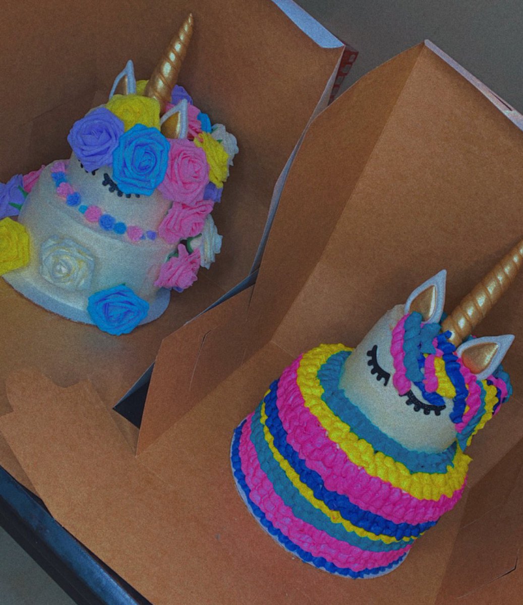 Unicorn Cakes 🦄💛 @scookware_llc #charlestonsc #unicorncake