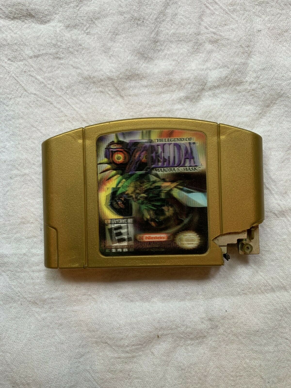 The Legend of Zelda Majora's Mask N64 Nintendo 64 Authentic Gold