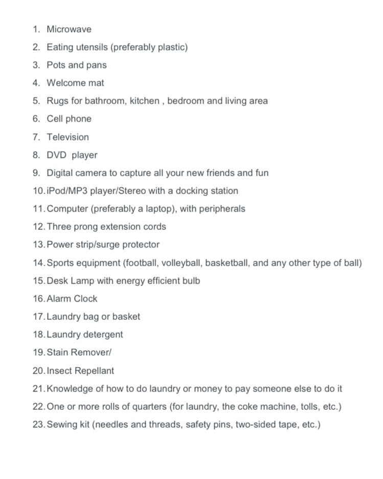 rha_ub's tweet photo. 🏠Are you a new resident and wondering what to bring? 
📦Here's a quick list of the things you should make sure is packed in your suitcase, provided to us by the Housing and Residents Life Department.📦

▪︎▪︎▪︎▪︎▪︎▪︎▪︎▪︎▪︎▪︎▪︎▪︎▪︎

#rha #rha21 #upproud https://t.co/fJbjd6vDrR