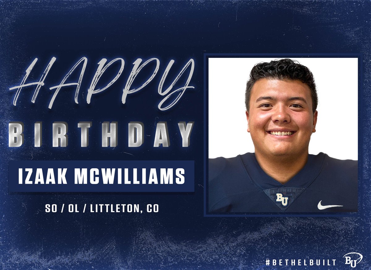 BethelRoyalsFB's tweet image. Happy Birthday @McwilliamsIzaak 🎂🎉