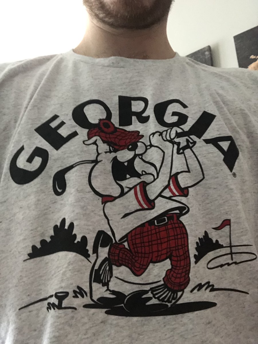 Y’all this golfing tee is the most Georgia thing I own and it could not be any more perfect