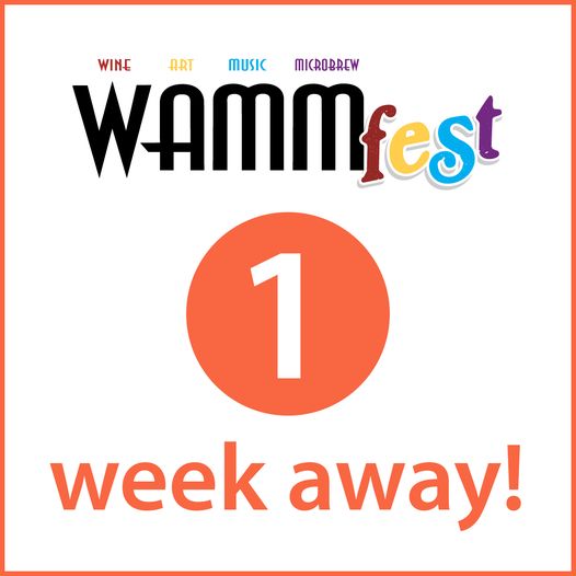 Next Saturday is #WAMMfest21. Our annual charity event that celebrates local Wine, Art, live Music, &amp; Microbrew and gives 100% of the net proceeds back to the community! 🍷 🖼 🎶 🍺

🎟️🎟️🎟️Get your tickets now: wammfest.com/tix/Twitter

#Wine #Art #Music #Microbrew #FestCountryIN