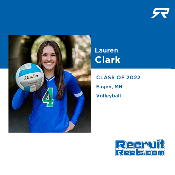 Meet Lauren Clark, our most recent #AthleteSpotlight. Lauren is a very talented Volleyball player, student of the game, and we can't wait to see what she will accomplish next. 

#HighSchoolVolleyball #MinnesotaVolleyball  #getreelgetrecruited

recruitreels.com/athletes/laure…