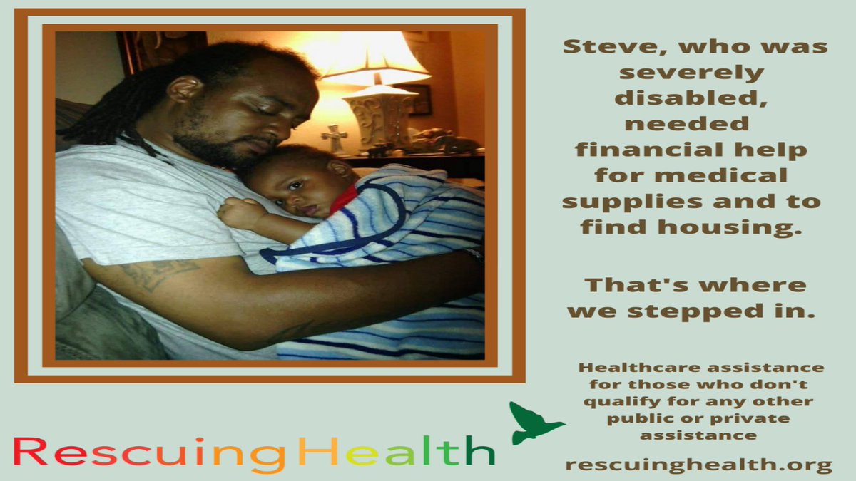 Rescuing_Health's tweet photo. We've been fortunate over the years to be able to provide assistance to a wide range of people across the #knoxvilletn regional area. Here is just one of their stories https://t.co/2RIP2X2GQ6 #healthcare #health #healthsupport #healthequity #healthdisparities #healthinequities https://t.co/dKNSgmWhg1