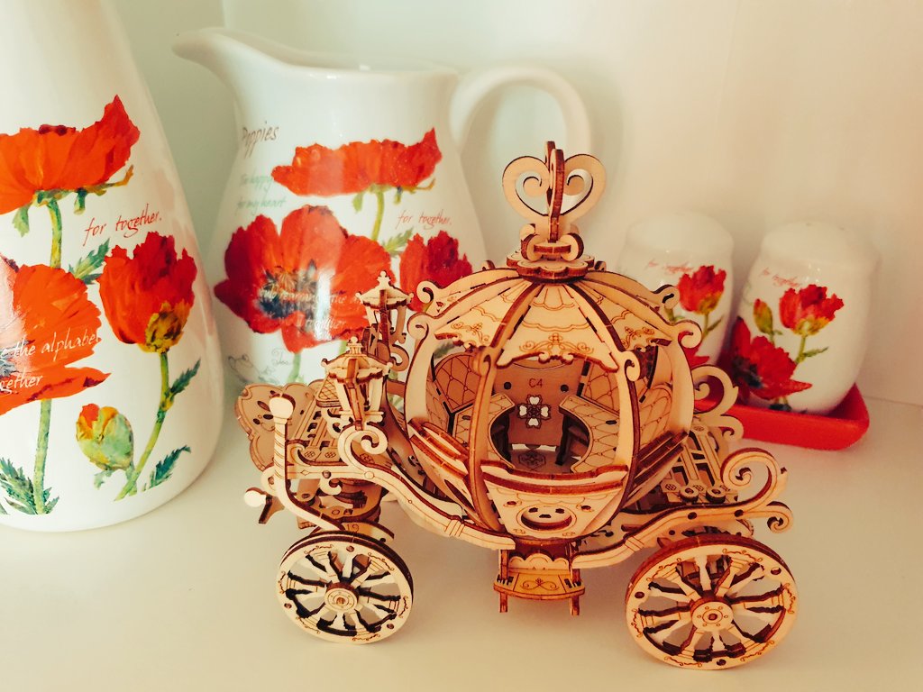 EvePardi's tweet image. Now I have my own Pumpkin Coach, so finally can attend the ball! 🥰

#weekendcreativity✍🖊🖌🤓  #disney #cinderella #pumpkincoach