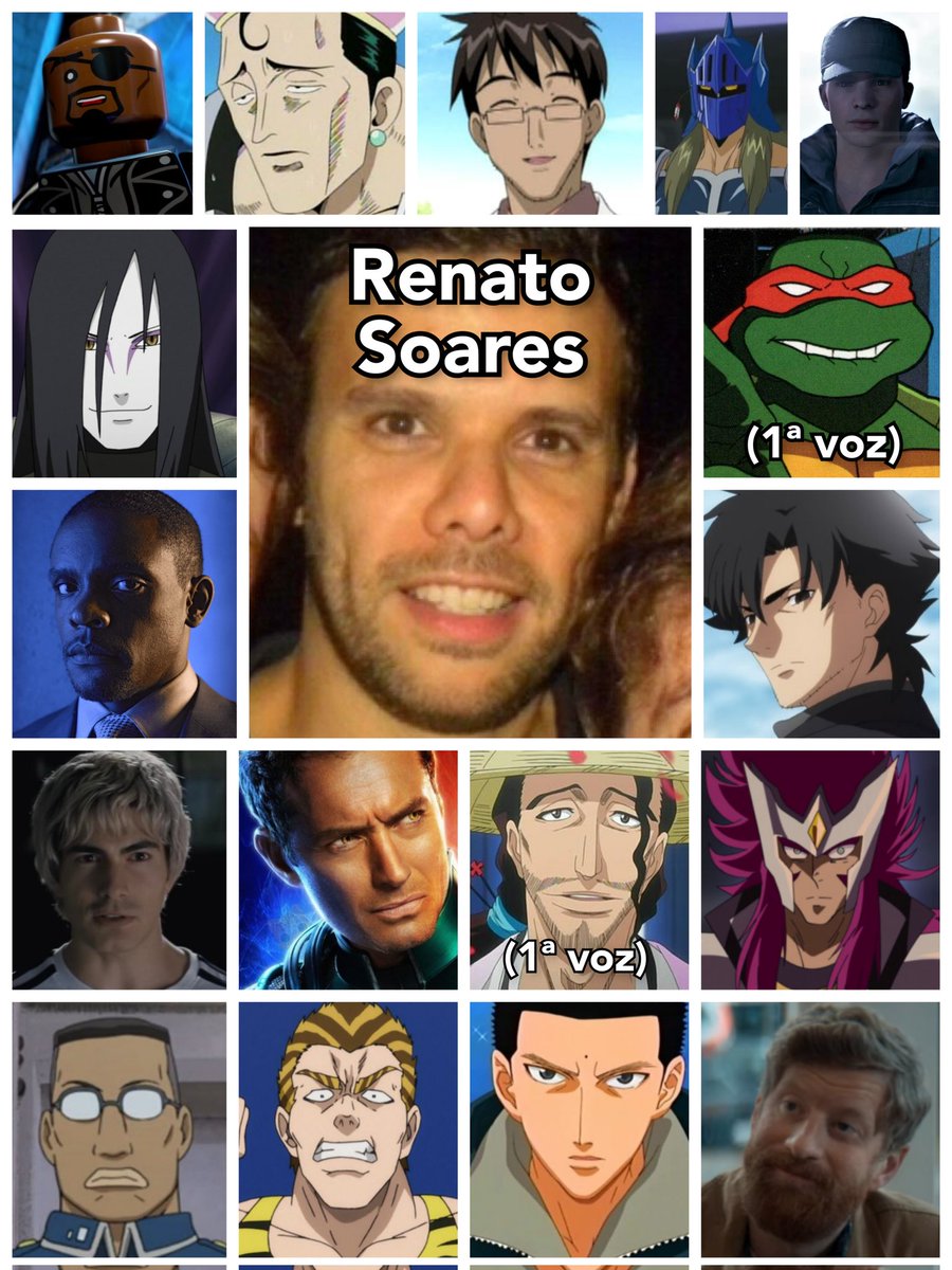 Personagens Com os Mesmos Dubladores! on X: Área de apreciação pro Renato  Soares dublando o Orochimaru! (Anime: Naruto)  / X