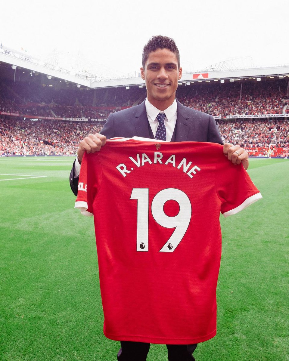 Welcome to Old Trafford
<a href="/raphaelvarane/">Raphaël Varane</a> 

#MUFC #MANUTD #MANCHESTERUNITED