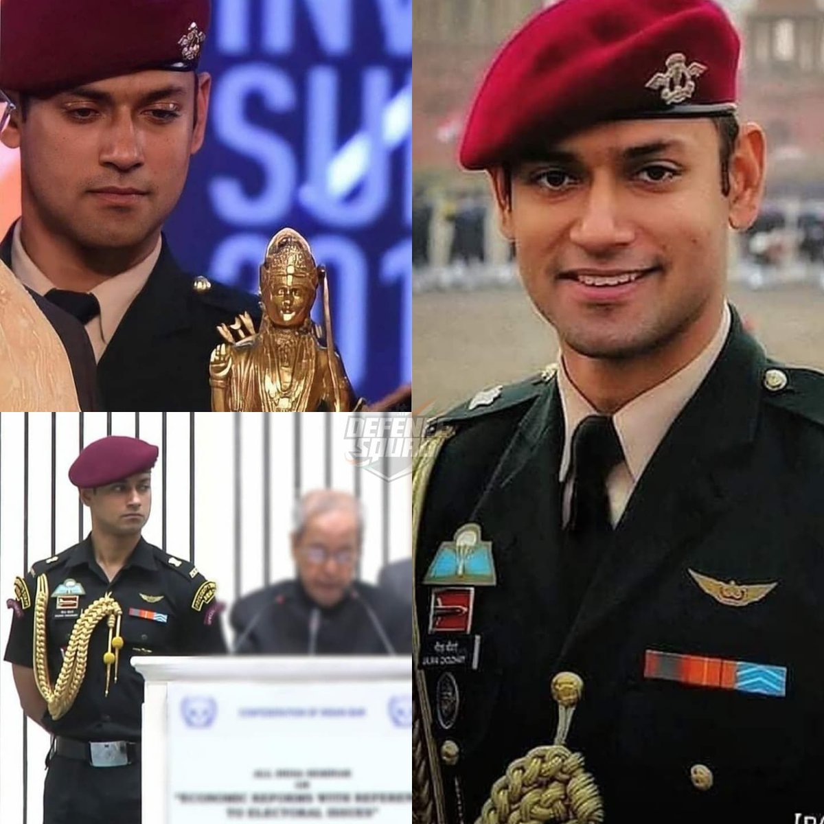 Defence_Squad_'s tweet photo. Major Gaurav Choudhary, 10 PARA (SF)  Conferred with Sena Medal on occasion of 75th Independence Day.
.
#IndianArmy #ParaSF #Jaihind https://t.co/OVG90bTrsd