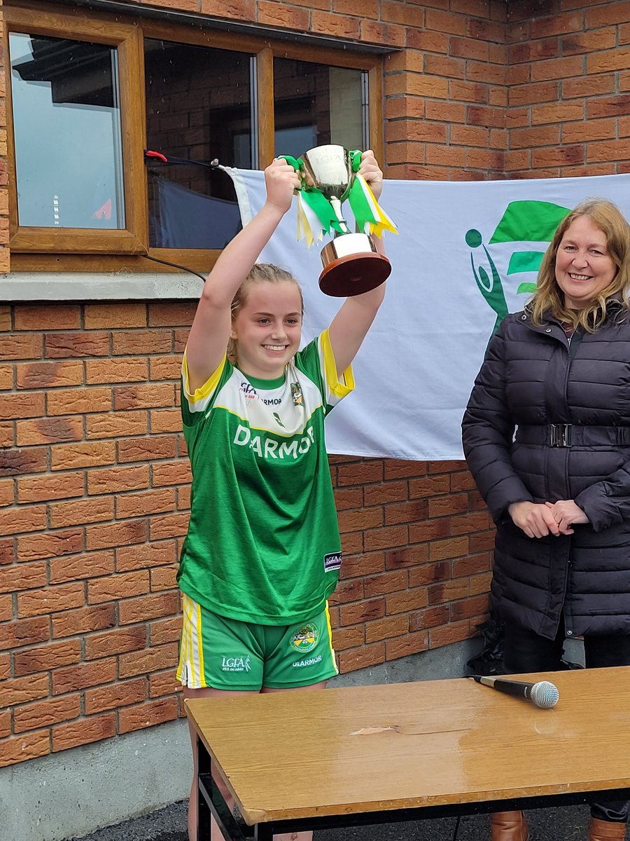 OffalyLGFA's tweet photo. A massive well done to our U14s 
U14B Champions 2021 

Congratulations to Una O'Brien Player of the Match https://t.co/69QMmxwqfc