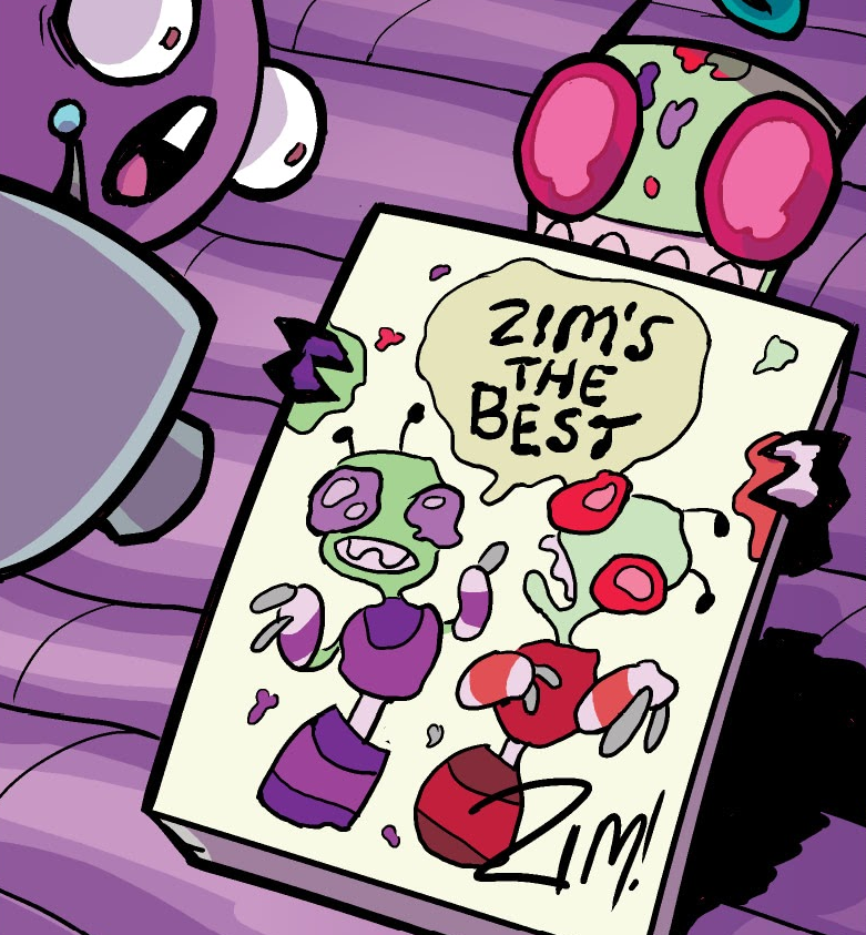 PuddingLem0n's tweet photo. Woah, I didn't know Zim was an artist. https://t.co/2AeZBW9zB7