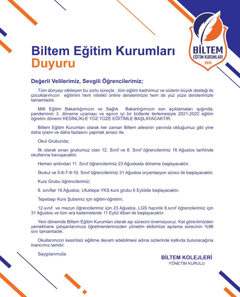 biltemkoleji's tweet photo. 📢DUYURU https://t.co/x0UDdgeDJ8