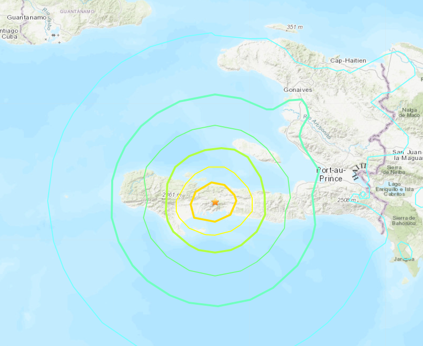 ListinDiario's tweet photo. #MundialesLD | Sismología de la UASD confirma que el terremoto en Haití fue de magnitud 7.3, con una profundidad de 10 KM #ListínDiario https://t.co/Xg3IAmIpTy