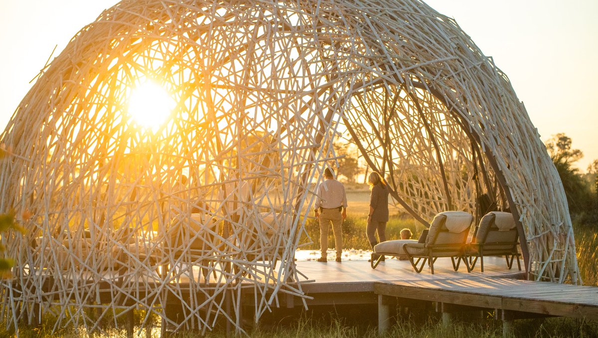 WeAreWilderness's tweet photo. The #OkavangoDelta is renowned for its restorative powers. #JaoCamp is no different, making it the perfect place to retreat to for relaxation and reflection. Discover all the enchanting offerings at Jao Camp: https://t.co/PvYKWmluNc
#WildernessSafaris #Safari https://t.co/KpEUFSIwcn