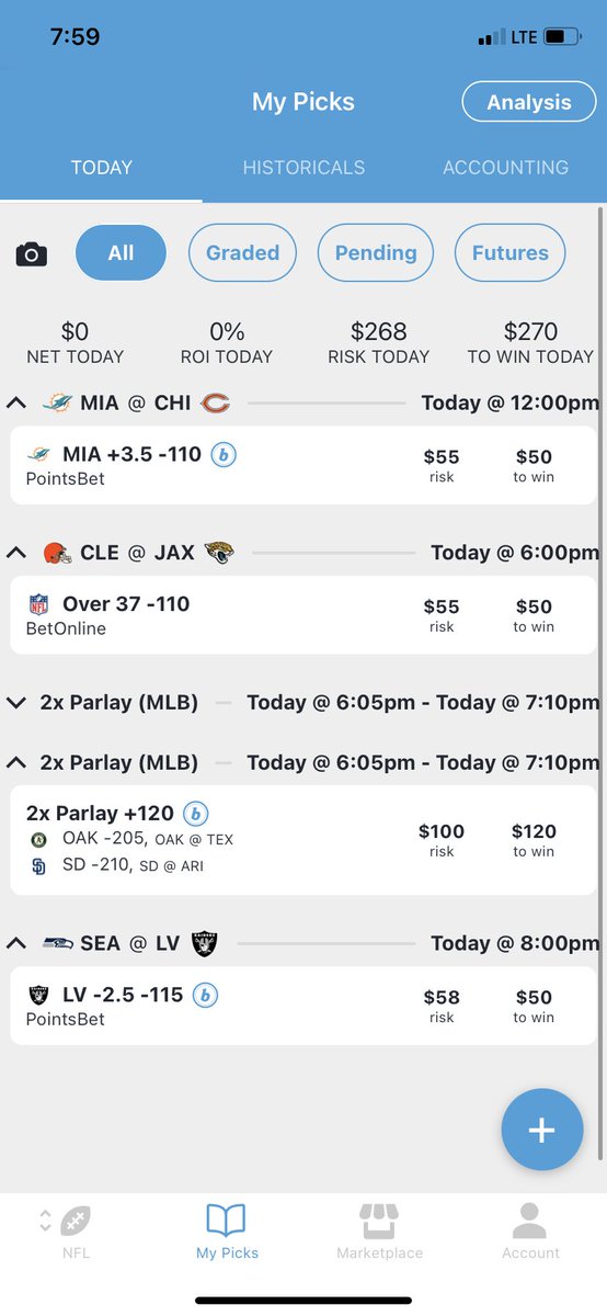 RealAsfPicks's tweet image. NFL for today’s slate. Dolphins deeper and getting no respect here, Browns/Jags good Qb play and Raiders playing for more. All .5u plays 

#RealAsf