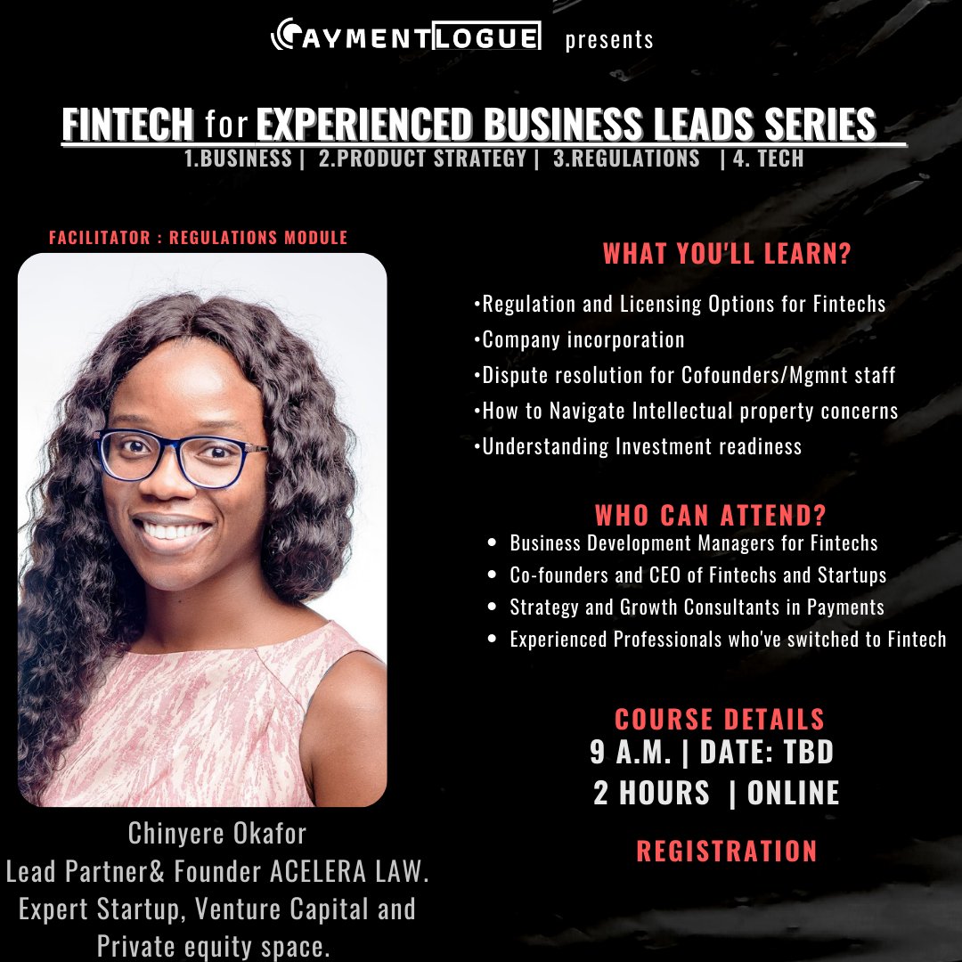 ThePaymentlogue's tweet photo. Dear Founders, Fasten your seatbelts....

#Fintech4ExperiencedBusinessLeads
#FEBL
#RegulationsAndLegal
#ItIsHere
#Fintech
#Payments https://t.co/uinBsFFZtJ