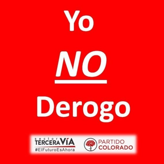 #YoNODerogo #SialaLUC #TerceraVía @PartidoColorado #ElFuturoEsAhora