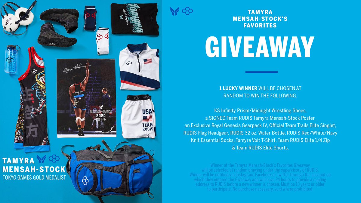 WIN BIG. Tamyra Mensah-Stock’s Favorites: 

To be entered to win you must:

1. Follow <a href="/the_rudis/">RUDIS</a> &amp; <a href="/MensahTamStock/">Tamyra Mensah Stock (Tyra Mae Steele WWE)</a> 
2. Like this post
3. Comment on this post
4. Retweet this post

Giveaway will close tomorrow 08/15/21 @ 9am EST and a winner will be announced at 12pm EST.