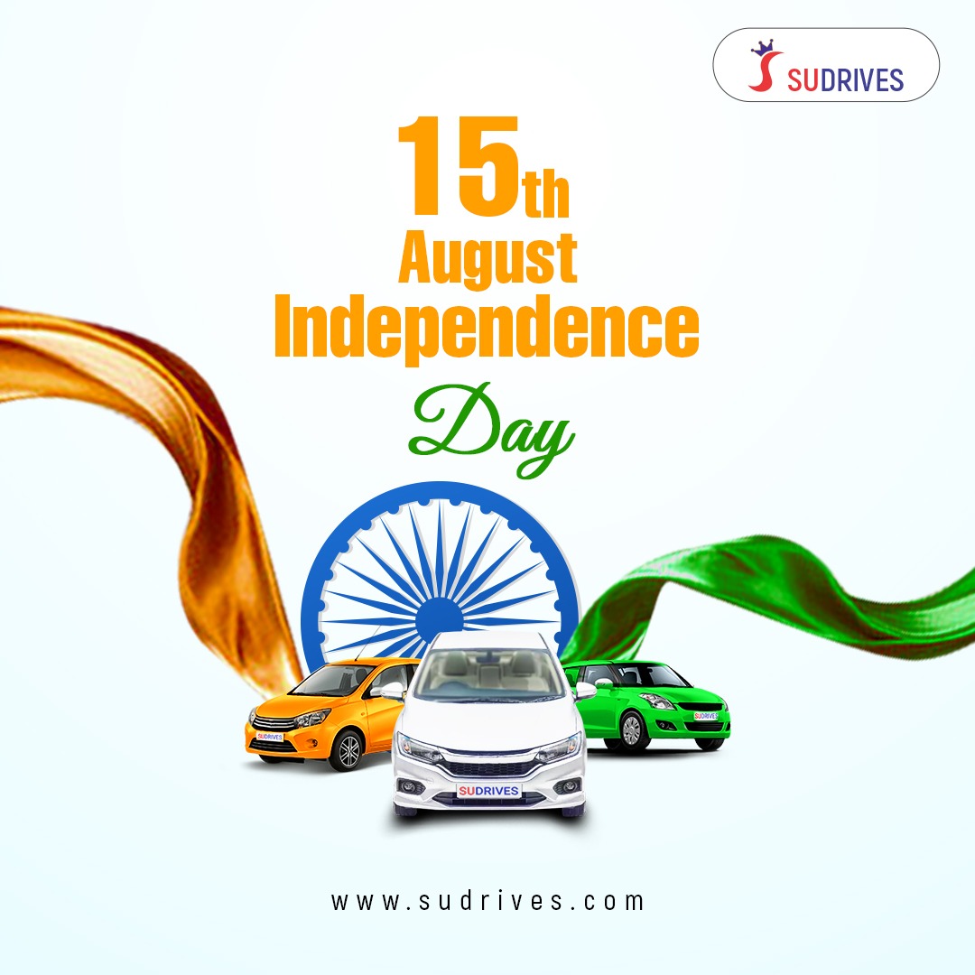 SuDrives's tweet photo. #SuDrives Wishing You a Very Happy Independence Day🇮🇳
#IndependenceDay #RidewithSuDrives  #15thAugust  #FreedomDay #india #happy #independence #photooftheday
#happyindependenceday #indian https://t.co/NY1xPuDbbZ