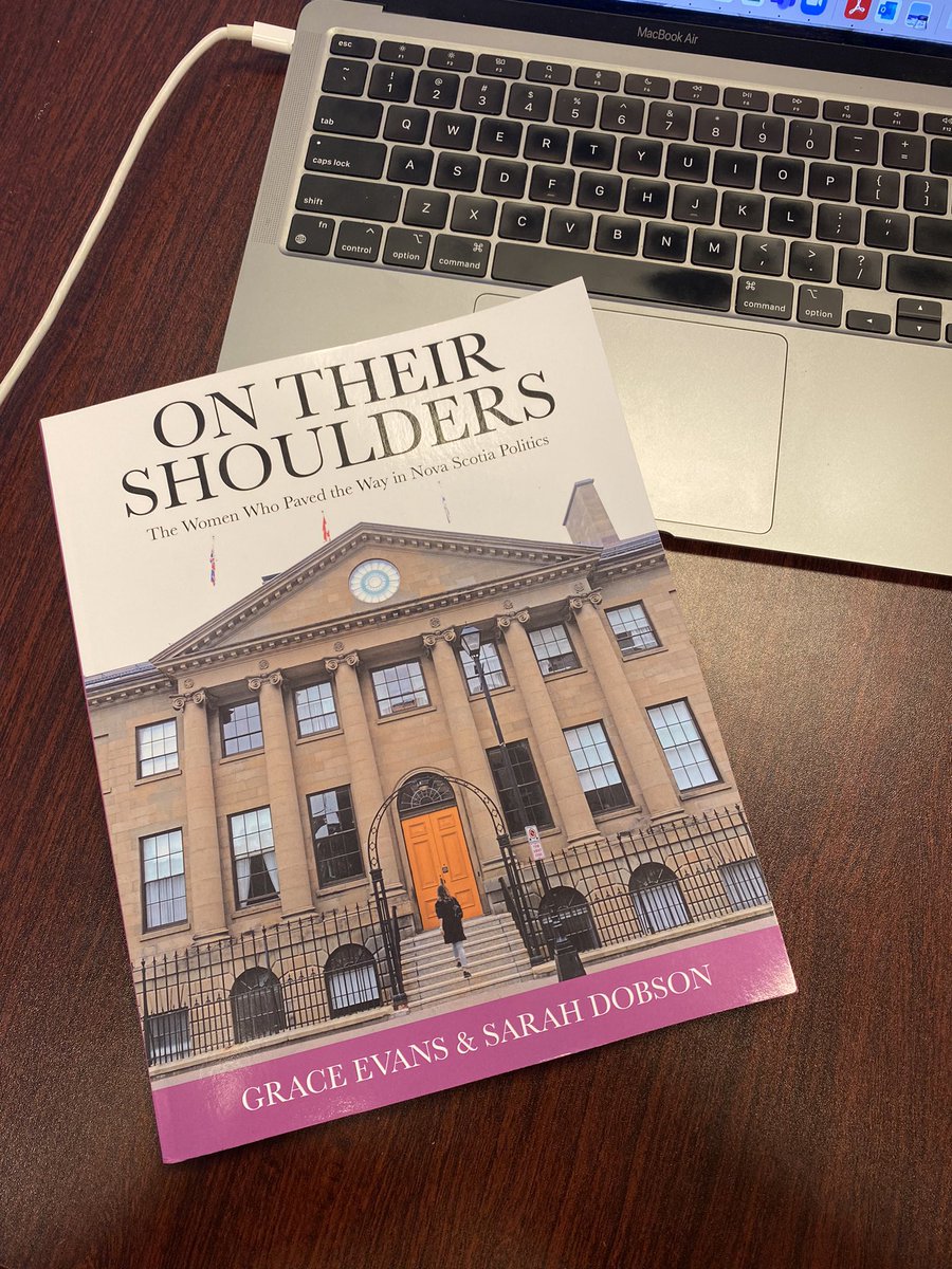 In the thick of this election, there’s good and bad days — but this one was great. Yesterday, the first copy of our book arrived at my office. 

In three days, even more women will be elected in Nova Scotia. No matter the party, this is important. Get out and vote! #nspoli