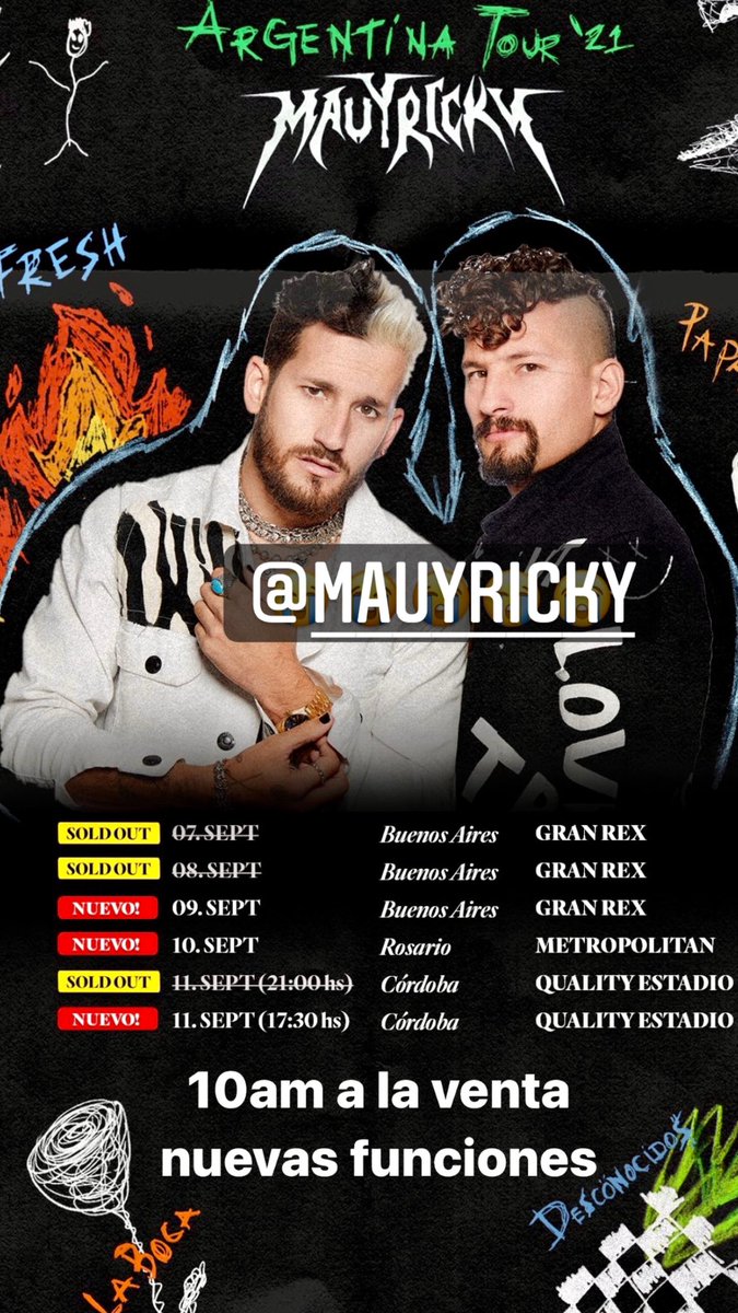 montanertwiter's tweet photo. Nuevas funciones para @MauYRicky en #Argentina … https://t.co/vt4oNQiu4c