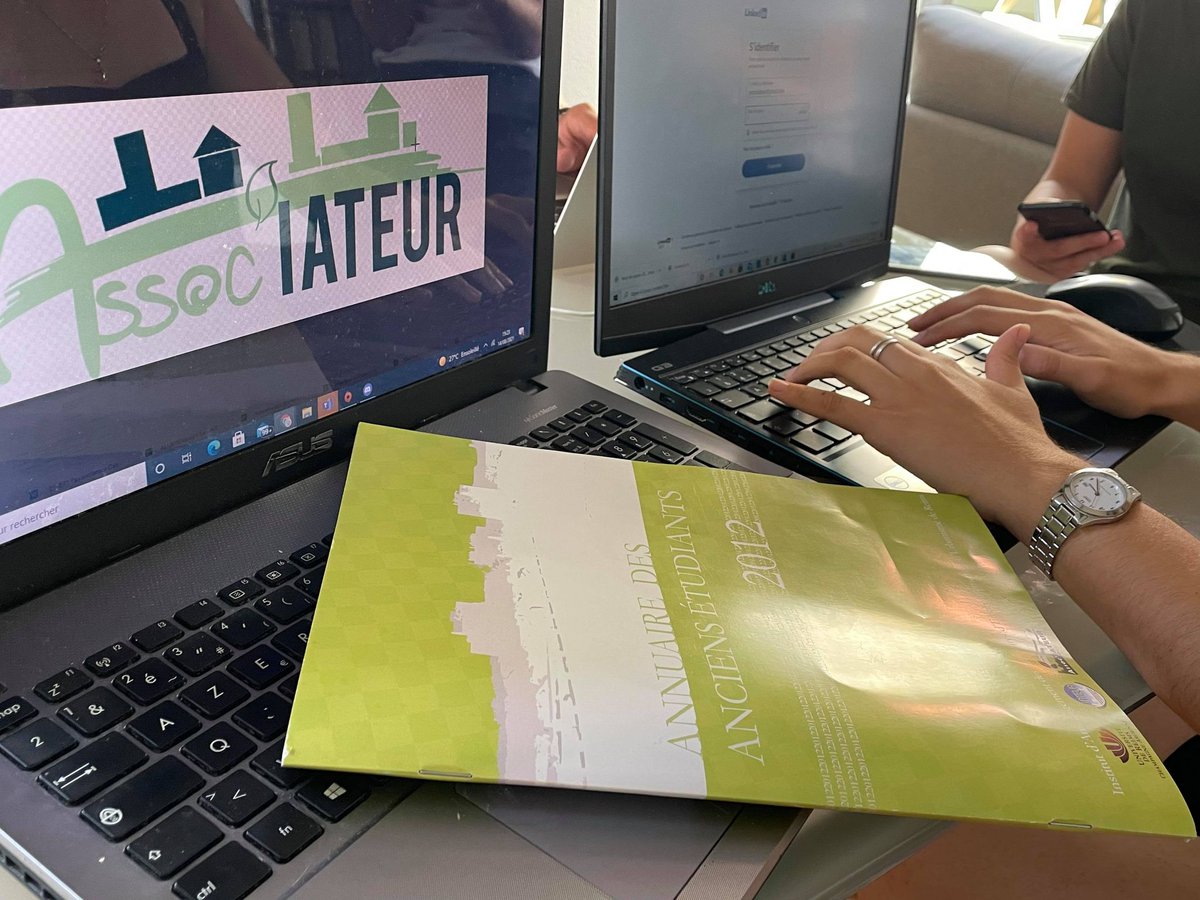 AssocIATEUR's tweet photo. En ce samedi ensoleillé quelques membres du bureau préparent le Gala des 50 ans de l'#IATEUR, en mettant à jour l'annuaire des anciens. L'objectif est de retrouver le plus grand nombre d'entre vous pour vous envoyer les invitations afin de tous se retrouver en décembre 2021! https://t.co/QU02WSn9mO