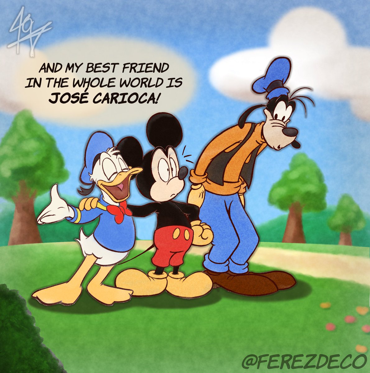 FerezDeco's tweet photo. "Gentlemen, who do you consider to be your best friend in the world?"

#Disney #DisneyComic #Goofy #Mickey #MickeyMouse #DonaldDuck #DigitalIllustration #FanArt https://t.co/oNdmJvi1Bc