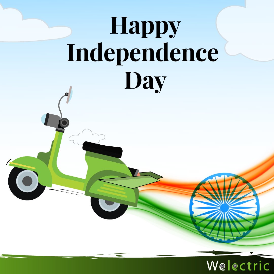 welectric's tweet photo. Remember the independence that your first bikes gave you?
Lets go electric to get freedom from high fuel prices and the freedom from air pollution & climate change!
#independence #independenceday #freedom #india #welectric #IndiaIndependenceDay #SaluteTheSoldier #IDay2020 https://t.co/y8oO1UNl16