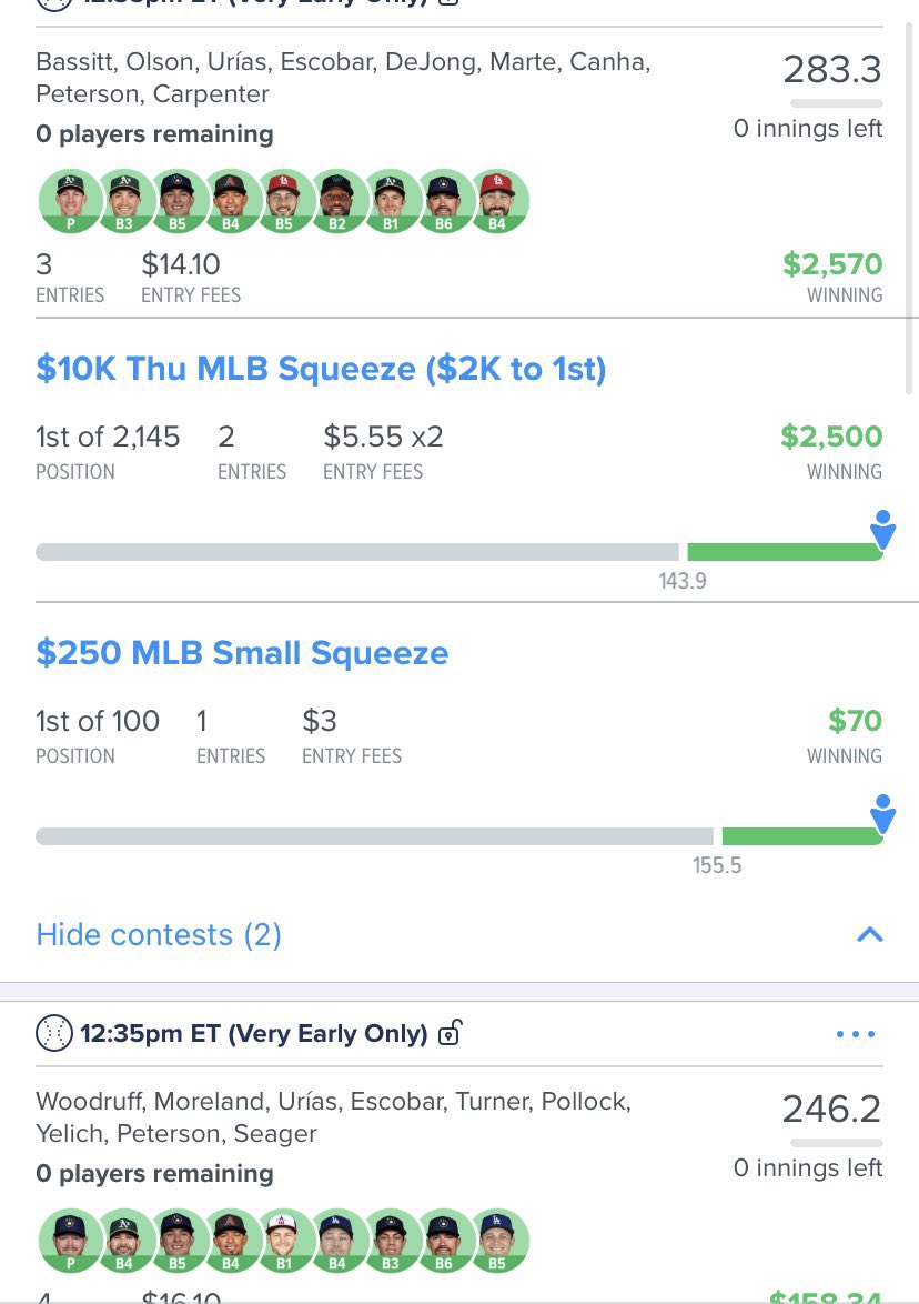 DFSClutchBoy's tweet image. I’ve decided to give out FREE FD MLB lineups for the REST of the season

Just RT this tweet to get the twitter where lineups will be posted sent to you 

One lucky RTer will ALSO win a free NFL season package 

Let’s get it! ⚾️ 🏈