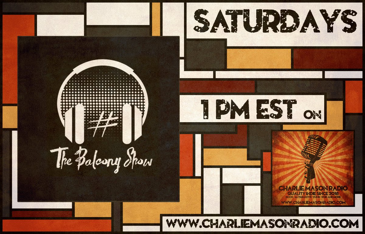โโ๐ธโ๐๐๐ผ ๐๐ธ๐๐โ โ๐ธ๐ป๐๐ (@charliemasonva) on Twitter photo Our first show of the day kicks off in 30 minutes on charliemasonradio.com
<a href="/BalconyShow/">The Balcony Show</a> is a great mix of indie music and talk to start off your afternoon.
Tune in & let's bring real radio back on the world-famous Charlie Mason Radio. Our first show of the day kicks off in 30 minutes on charliemasonradio.com
<a href="/BalconyShow/">The Balcony Show</a> is a great mix of indie music and talk to start off your afternoon.
Tune in & let's bring real radio back on the world-famous Charlie Mason Radio.