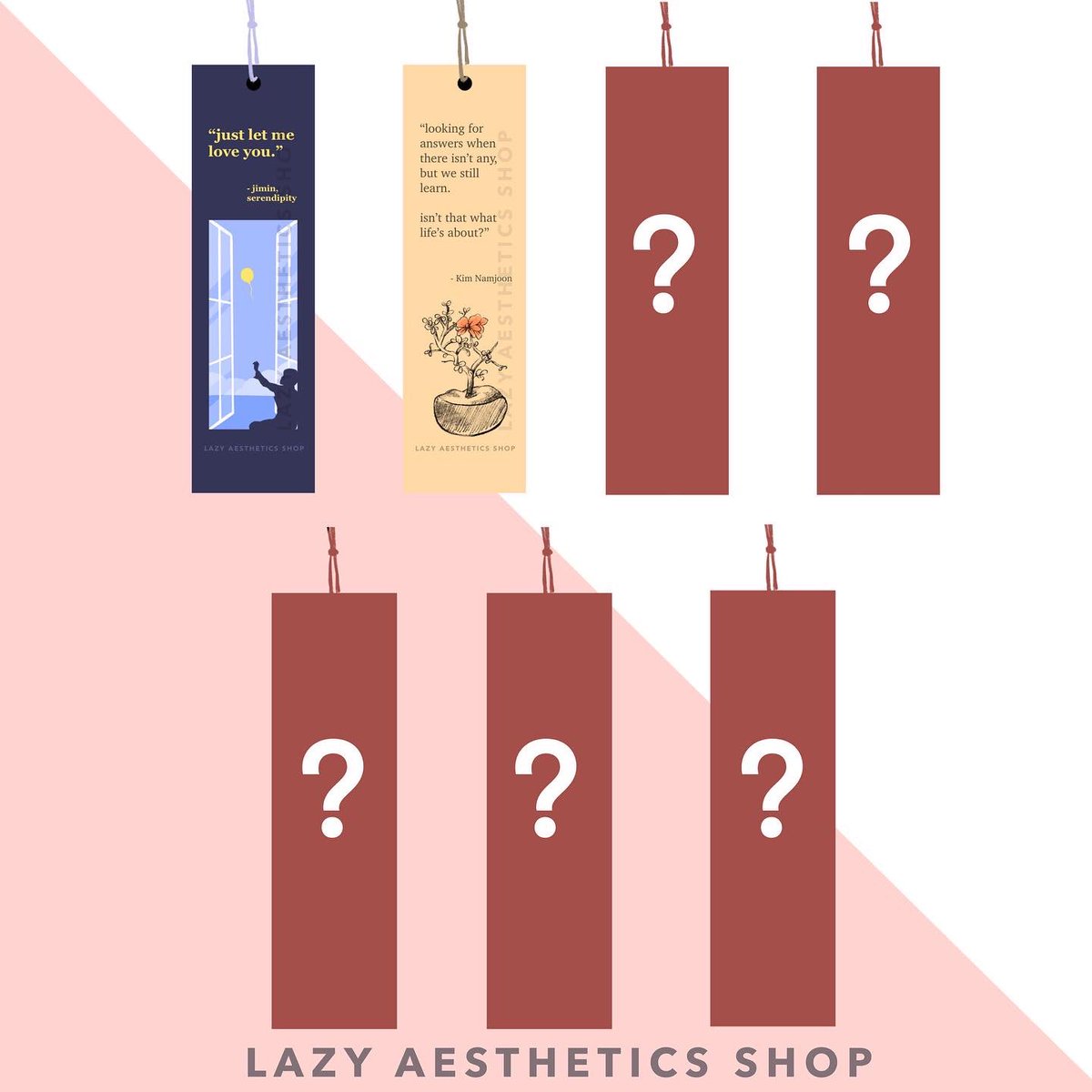 lazy_aesthetics's tweet photo. [ product drop ] BTS Bookmarks Set 1/3 ✨

+ to thank my pt.1 preorder buyers for waiting so patiently, ill be including a free bookmark from this new collection prior to public release in each order :))

#BTSbookmark #BTS #designdrop #productdrop #BTSstationery https://t.co/S9rOwrNttS
