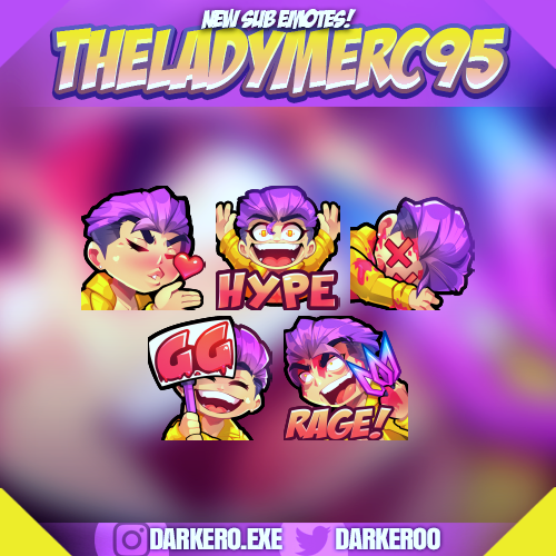 Cool new trickster emotes made for @TheLadyMerc95 💜
Twitch➡  twitch.tv/theladymerc95

#TwitchEmoteArtist #emote #emoteartist #commissionsopen #digitalart #freelance