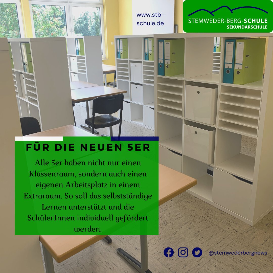 Das neue Schuljahr steht vor der Tür und auch in der Schule hat sich einiges getan. Zum Beispiel unser neues Konzept zur Stärkung des eigenverantwortlichen Lernens und der individuellen Förderung.
#schulstart  #stemwede #sekundarschule #twlz  #schulentwicklung