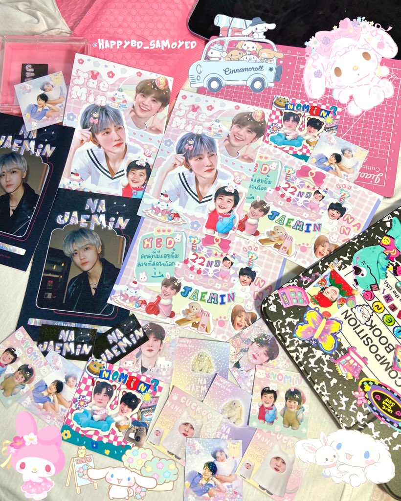 แจก 1 เซตให้ ฟลว ค่ะรีเลย ไม่ต้องเสียค่าส่ง🪄

postcard 1 ea sticker 4 ea
Special nana cake 1 ea
Special nomin shipper 

🕯ประกาศพรุ่งนี้21.00 แท็ก1นาที

#HAPPYJAEMINDAY #JAEMIN #nomin
