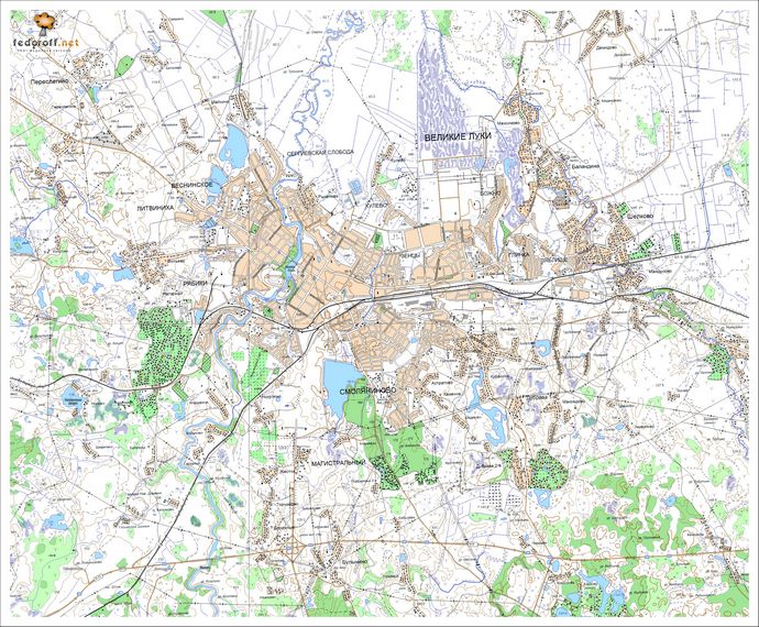 карта великих лук