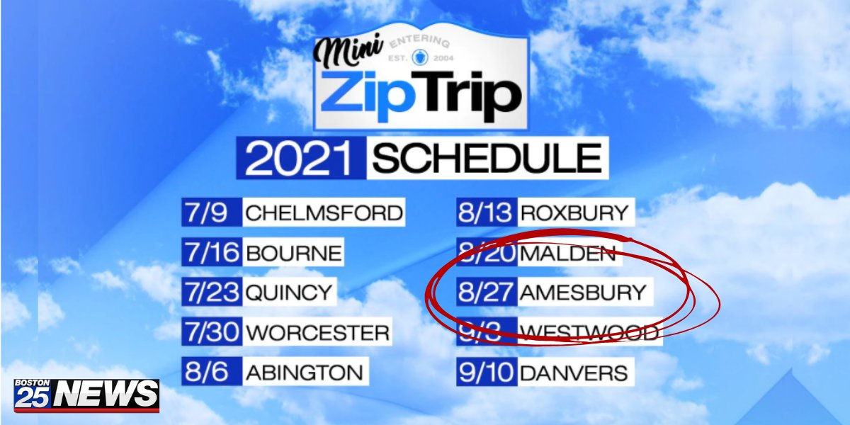 ICYMI: Amesbury is being featured on <a href="/boston25/">Boston 25 News</a>'s Zip Trips on August 27th! You'll find our videos here: boston25news.com/specials/ziptr…