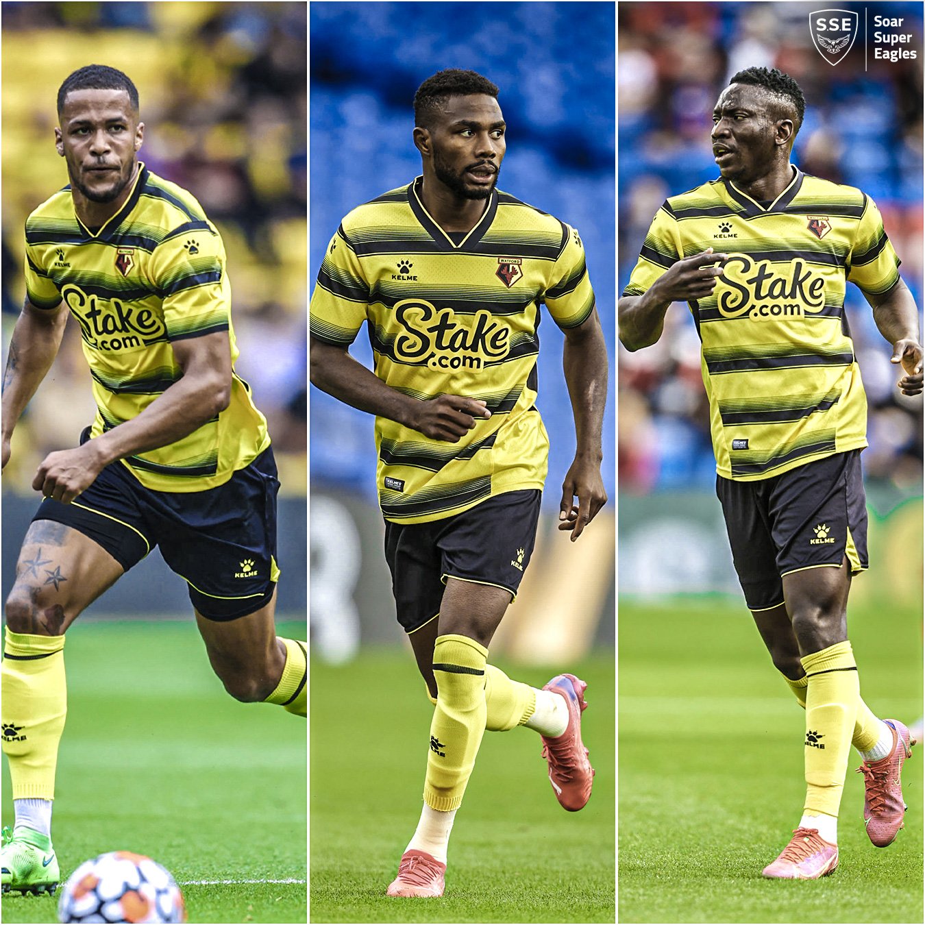 Soar Super Eagles on Twitter: "William Troost-Ekong, Emmanuel Dennis &  'Karo Etebo all start for Watford in their season-opener vs. Aston Villa.  It's the first time 3+ Nigerians are starting a #PL game for the same club  since Yakubu, Yobo & Anichebe started ...