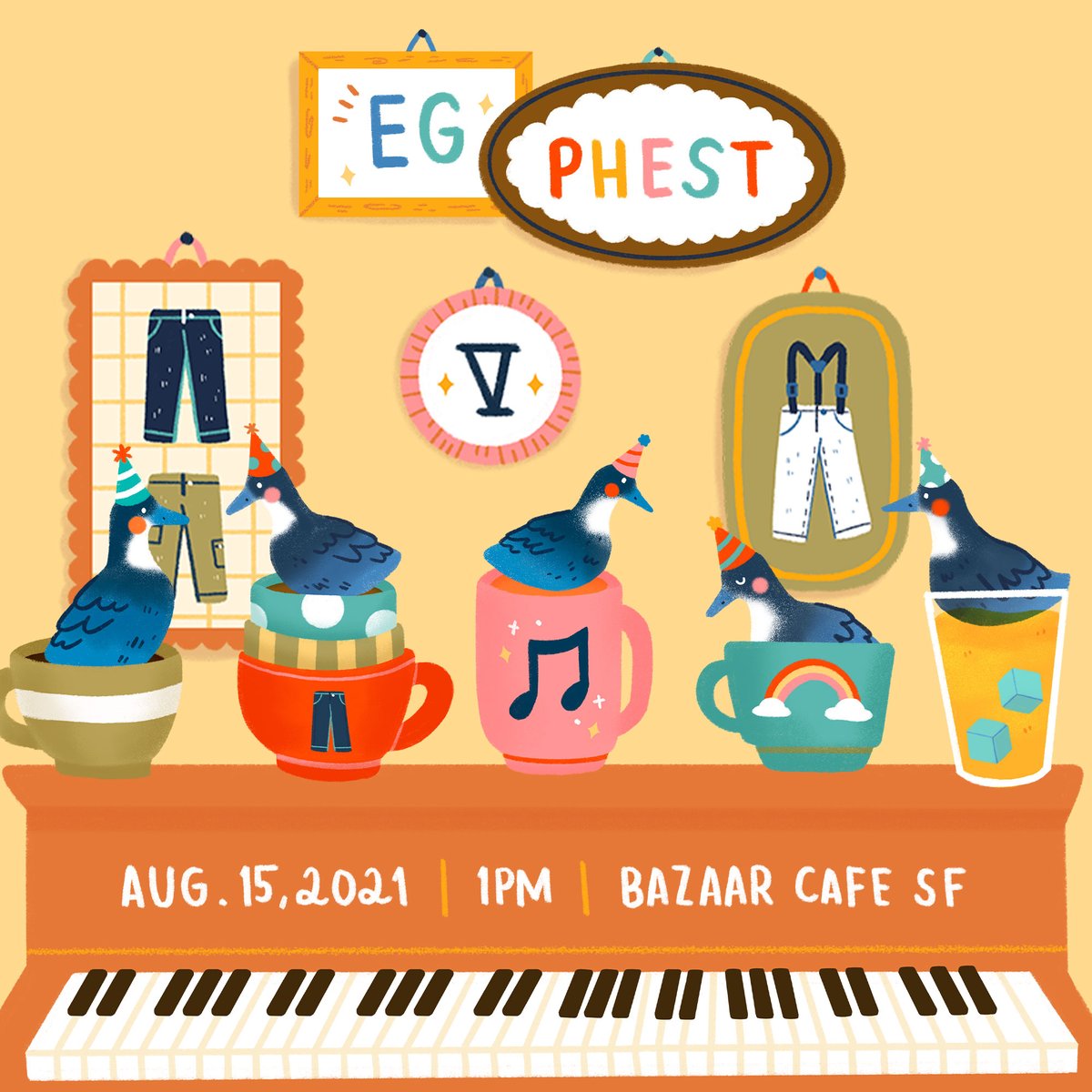 DucksWithPants's tweet photo. It's #EGPhest Eve...
Tomorrow at 1 PM it's the 5th (mostly) annual EGPhest where Bay Area singer-songwriters will come together to celebrate the birthday of one of their own, E.G. Phillips, with song β specifically his songs β which they will cover.
#SaturdayMotivation https://t.co/7z21rl8aOl